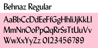 Behnaz Font Poster 2